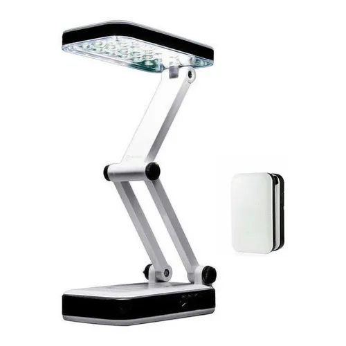 Luminária Abajur Mesa Base Articulável FlexĂvel Dobrável Foto 1