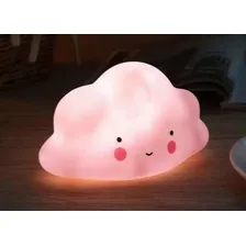 Luminaria Abajur Nuvem Verde Led Luz Noturna Infantil Foto mini 4