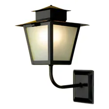 Luminária Arandela Colonial Quadrada L6b Preto 110V/220V Foto mini 1
