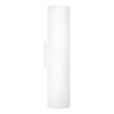 Luminária Arandela Taschibra Vidro Embaú 40cm 2xe27 Bivolt Cor Branco 110V/220V Foto mini 1