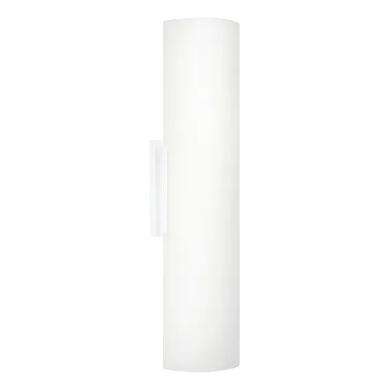 Luminária Arandela Taschibra Vidro Embaú 40cm 2xe27 Bivolt Cor Branco 110V/220V Foto 1