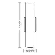 Luminária Arandela Taschibra Vidro Embaú 40cm 2xe27 Bivolt Cor Branco 110V/220V Foto mini 2