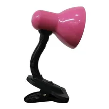 Luminária Articulável Com Presilha Rosa Foto mini  2