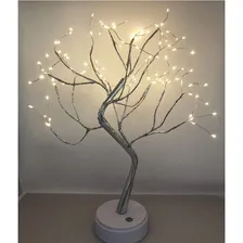 Luminária Árvore Led Cerejeira Natal Decoração Luz Usb 50cm 110v Foto mini  2