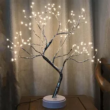 Luminária Árvore Led Cerejeira Natal Decoração Luz Usb 50cm 110v Foto mini 4