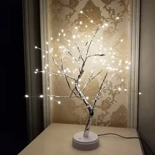Luminária Árvore Led Cerejeira Natal Decoração Luz Usb 50cm 110v Foto mini  3