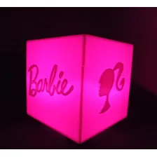 Luminária Barbie Rosa Luminaria Foto mini  2