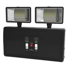 LuminĂĄria Bloco Luz De EmergĂȘncia 5w Bivolt 6000k 600lm Led Cor Preto Foto mini 1
