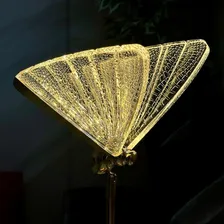 Luminária Borboleta 35cm Dourada - Vencedor Foto mini 4