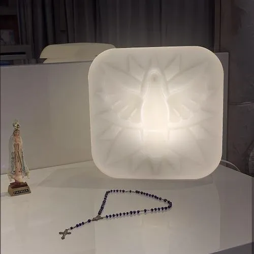 Luminária Box Espirito Santo Led Rgb Com Fio Foto 1