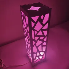Luminária Cabeceira De Mesa Abajur Decoraçao Torre Fixa Foto mini 4