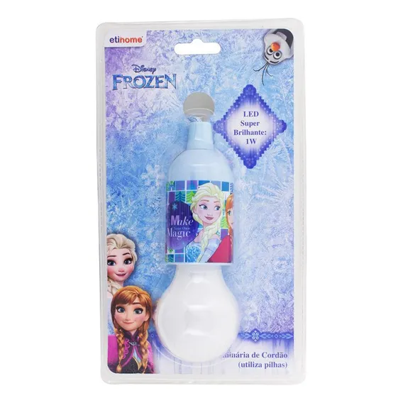 Luminária Com Cordão Frozen - Etitoys Foto 1