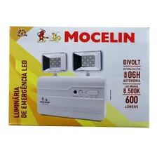 LuminĂĄria De EmergĂȘncia 600 Lumens Aprovado Bombeiro 2 Farol Cor Branco 110V/220V Foto mini 3
