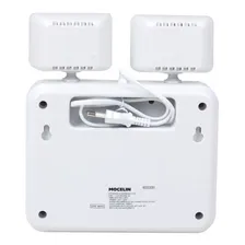 Luminária de emergência Mocelin 2200 Lumens LED com bateria recarregável 9.6 W 127/220V branca Foto mini 4