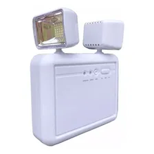 Luminária de emergência Mocelin 2200 Lumens LED com bateria recarregável 9.6 W 127/220V branca Foto mini  2