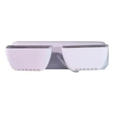 Luminária de emergência Mocelin 2200 Lumens LED com bateria recarregável 9.6 W 127/220V branca Foto mini  3