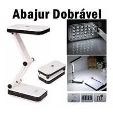 Luminária De Mesa Articulada Abajur 24 Leds Recarregável Foto mini 4