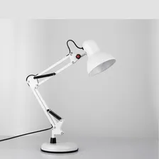Luminária De Mesa Articulada Branca Abajur Lustre Lanterna Foto mini  3