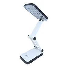 Luminaria De Mesa Articulavel 24 Leds Dp Led 666 Branca Foto mini 1