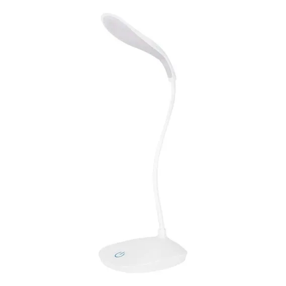 Luminária De Mesa Flexível Led Recarregável Abajur 360° Cúpula Branco Estrutura Luminária Flexível Cor Variada 110v Foto 1