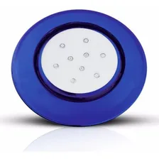Luminária De Piscina 9w Led Azul 125mm ,2 Luminarias + Fonte 12V Foto mini 2