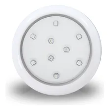 Luminária De Piscina Led Branco Quente 9w 80mm Corpo Transp. 12v Foto mini 1