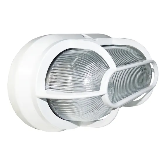 Luminária Em Alumínio/policarbonato Para Saunas Sodramar Cor Branco Foto 1