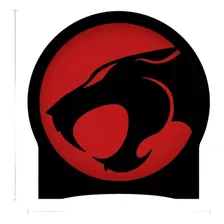 Luminária Em Mdf Circular Abajur Thundercats Portátil Foto mini 4