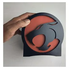 Luminária Em Mdf Circular Abajur Thundercats Portátil Foto mini  2