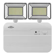 Luminária Emergência Led 3000 Lúmens 18w 6500k Bivolt Blu Foto mini  2