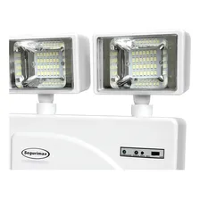 Luminaria Emergencia Led Segurimax 3000 Lumens 2 Farois 247 Foto mini  3