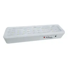 Luminária Emergência Recarregavel 30 Leds Corredor Luz Saida Foto mini  3