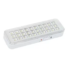 Luminária Emergência Recarregavel 30 Leds Corredor Luz Saida Foto  mini 1