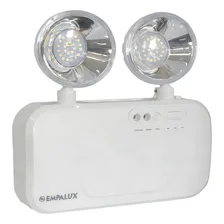 LuminĂĄria EmergĂȘncia Bloco Led 2x9,6w 3000 Lumens Empalux Foto mini 3