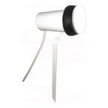Luminária Espeto Jardim Branco Lâmpada Par20 Led Branca Cor da luz Branco-frio 110V/220V Foto mini 1