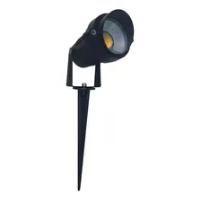 Luminária Espeto Led Jardim Redondo Preto 7w Bivolt 3000k Foto mini 1