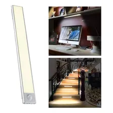 Luminária Fina Led Sem Fio Sensor De Presença 60cm Foto mini 3