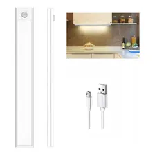 Luminária Fina Led Sem Fio Sensor De Presença 60cm Foto mini 1