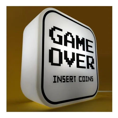 Luminária Game Over Foto 1