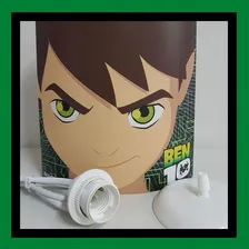 Luminária Infantil Pendente Oval Quarto Menino Personagens Cor Ben 10 110V/220V (Bivolt) Foto mini 4