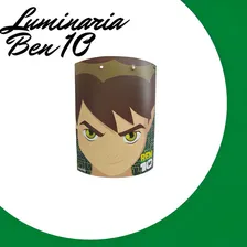 Luminária Infantil Pendente Oval Quarto Menino Personagens Cor Ben 10 110V/220V (Bivolt) Foto mini  2