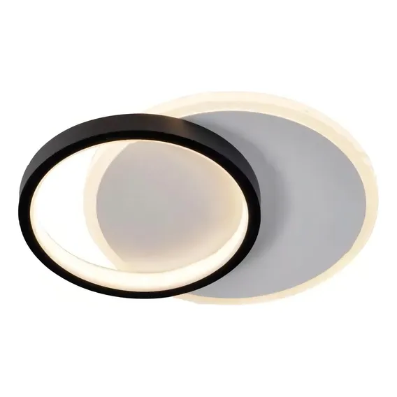 Luminária Led 23,5cm Lustre Plafon Teto 3x1 Foto 1