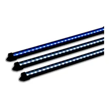 Luminária Led 3 Cores Aquário 1m Plantado Marinho Duplo Wifi Luzes 02brancos 10.000k 01azul 127/220v Foto mini  2