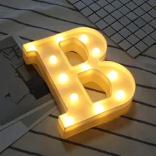 Luminária Led 3d Letra/números Branca 22cm Decoração Festa Foto mini 2