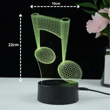 Luminária Led 3d Música 16 Cores Alumia Foto mini 4