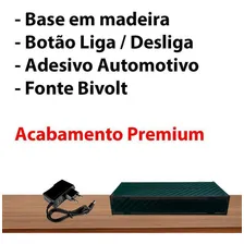 Luminária Led 3d Time Palmeiras Futebol Abajur Luxo Porco Foto mini 1