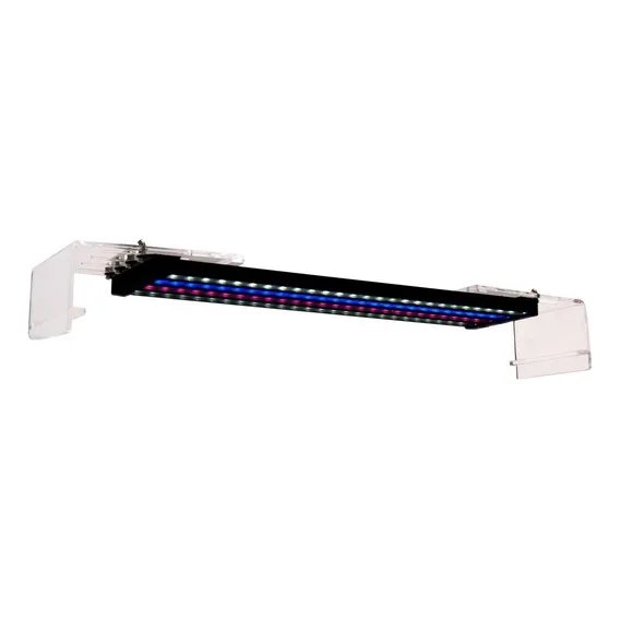 Luminária Led 4 Cores Aquário Marinho Com 1,10m 88w Timer Foto 1