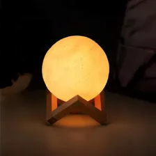 Luminária Led Abajur 3d Moon Lamp Lua Cheia Decoração Foto mini  3