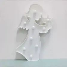 Luminária Led Anjinho Anjo Abajur Leds Decoração Branco Foto mini  3