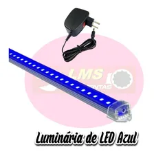 Luminária Led Azul P/ Aquário Nano Reef Marinho 50cm 12V Foto mini 1